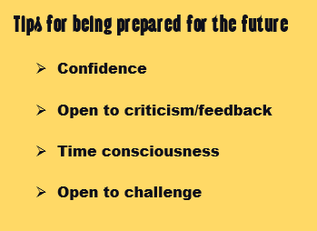 essay about preparing for the future